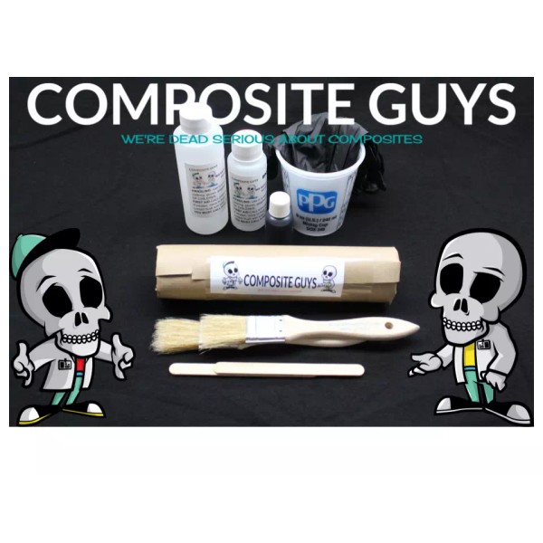 Composite Guys DIY REAL HONEYCOMB CARBON FIBER 6"X50" BUILDING KIT