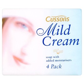Cussons Mild Cream Soap Bar - Original (4x90g) - Pack of 6