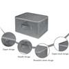 Dryxog Lockable Box Storage Box Fabric Lockable Box, Foldable Container