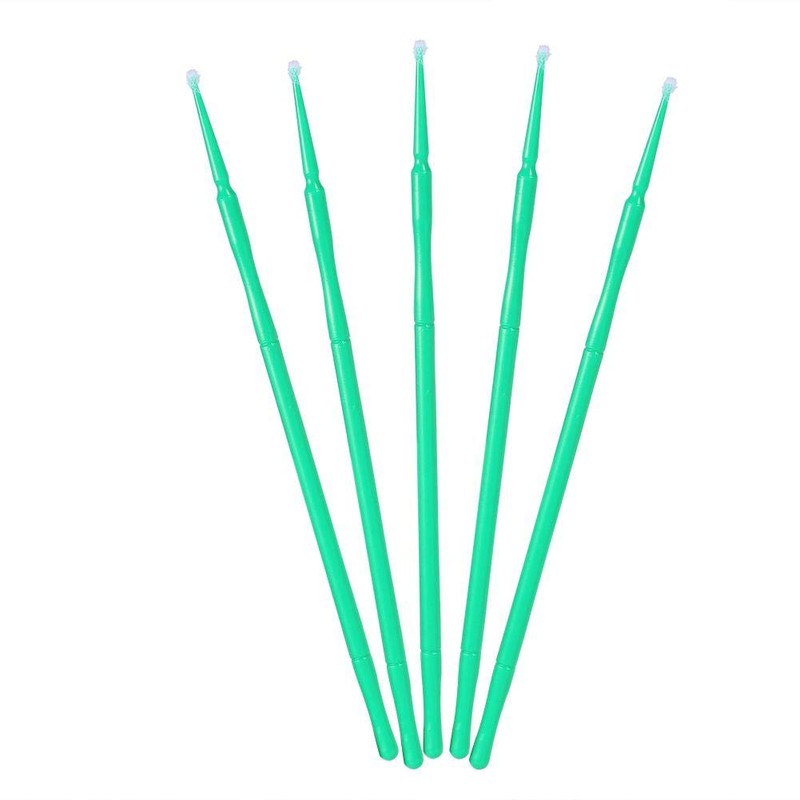 Salmue 4 Colores 100PCS / Bolsa Pinceles aplicadores Micro Desechables,