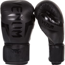 Venum Unisex Adult Elite Training-boxing-gloves, Black, 16 Oz US