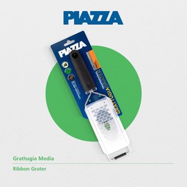 Piazza 160172 Grater Stainless Steel Non-Slip Handle Medium 31.5 cm Length 13.5 cm Width 6.5 cm Height