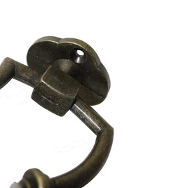 HYROOY Antique Hanger Alloy Double Hook Heavy Duty Wall Hooks Sturdy Decorative Coat Racks for Hanging Hats Towels Keys Zinc Alloy