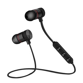 Audífonos Bluetooth, Auriculares Inalámbricos Bluetooth Auriculares Deportivos Auriculares para Android(Negro)