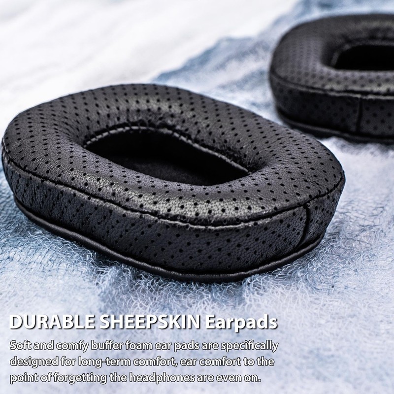 B450-XT B550-XT Replacement Ear Pads Sheepskin Leather Ear Cushion Compatible