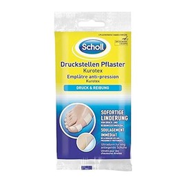 Scholl Pressure Points Plaster Extra Soft – For Protection Against Friction and Pressure, Protective Padding, Ideal for Sports, Hiking and Ski Boots, Bubble Plasters Cut to Fit Heel and Toe, Waterproof
