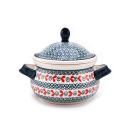 Bunzlauer Keramik 1138 Jam Pot / Soup Cup / Lard Pot / Honey Pot 0.75 Litres