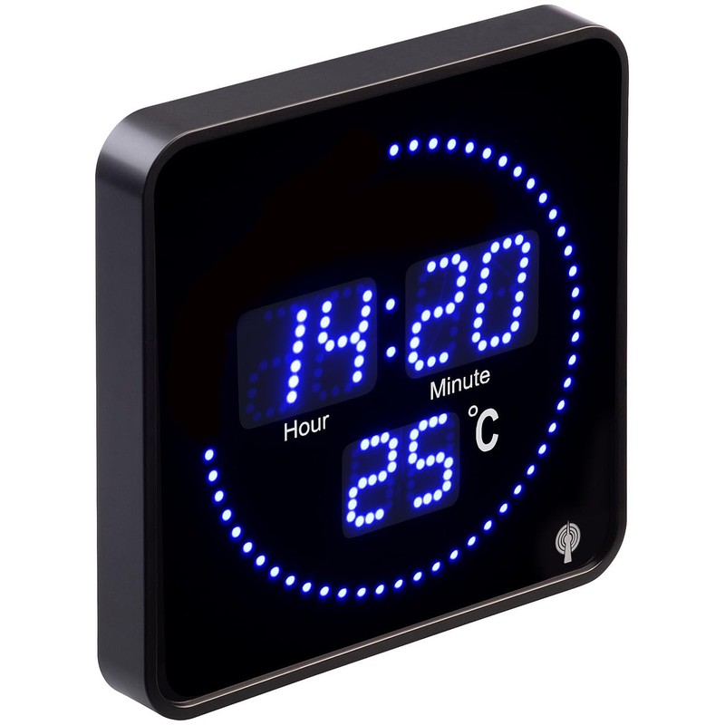 Lunartec Radio-Controlled Clocks: Flat LED Radio Table and Wall Clock,