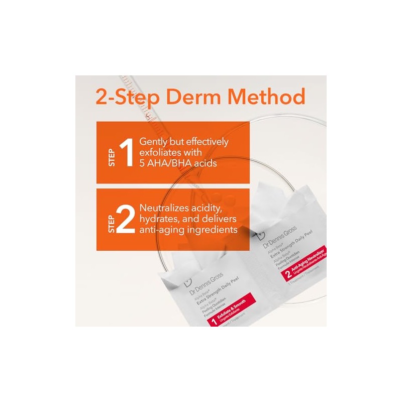 Dr. Dennis Gross Alpha Beta Daily Face Peel, Extra Strength,