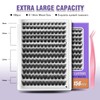 Madam Fifi Fluffy Lash Clusters, 156 Lightweight Clusters Individual lashes,