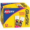 Avery Glue Sticks, Washable, Nontoxic, Permanent Glue, 1.27 oz, Pack
