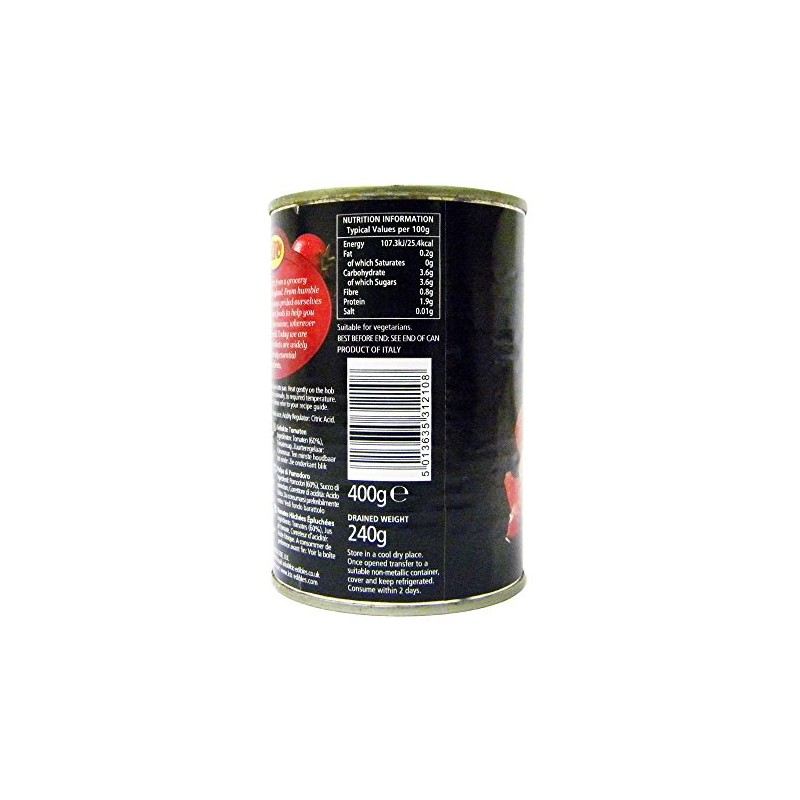 KTC - Chopped Tomatoes - 400g (Pack of 2)