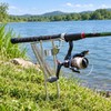 Automatic Spring Fishing Rod Holder – Adjustable Rod Stand Support
