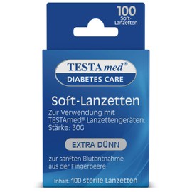 TESTAmed GlucoCheck Advance Soft Lancets (Pack of 100)