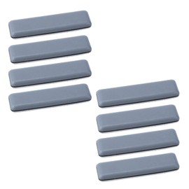 FarBoat 8pcs Furniture Sliders for Carpet and Hardwood Floor Heavy-Duty Furniture Movers for Hard Surfaces Adhesive Base Furniture Moving Pads (Rectanglular 0.75in x 2.75in)