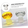 Ciieeo Mushroom Figurine Home Decor Ornament Mushroom Statue Sculpture Table
