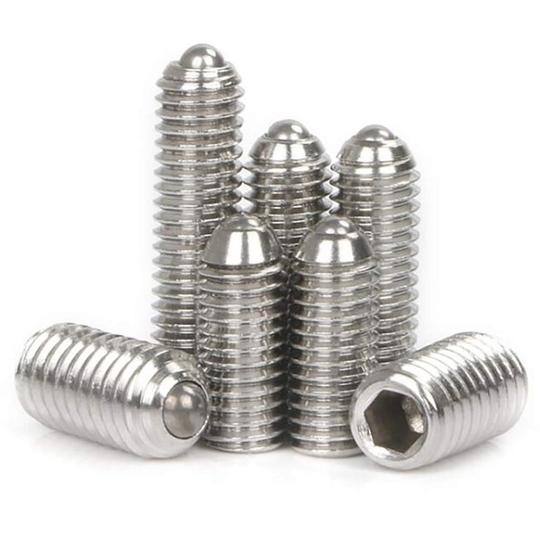 M5 x 8mm Stainless Steel Hex Socket Spring Ball Point