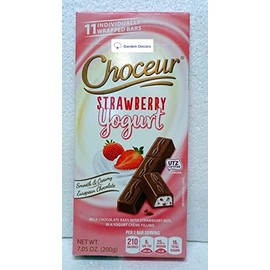 Choceur Strawberry Yogurt Smooth Creamy European Chocolate 7.05oz 200g
