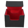 Card Storage Box Multipurpose Large Capacity Flip Side Insert PU