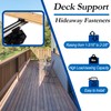 30 PCS Adjustable Plastic Pedestal Paver, Heavy Duty Deck Blocks