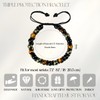 Triple Protection Bracelet for Men/Women – Handmade with Tiger Eye,