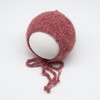 Newborn Baby Photography Props Hat Crochet Knitted Classic Tweed Bonnet