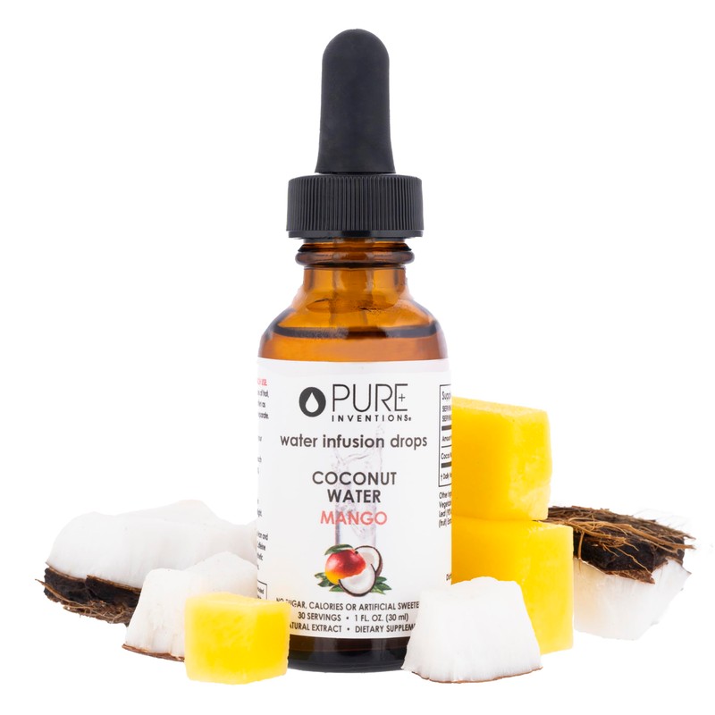 Pure Inventions Coconut Water - Mango Coconut - Water Enhancer