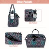 LoDrid Bible Bag Tote with Multiple Pockets for Bible Items,