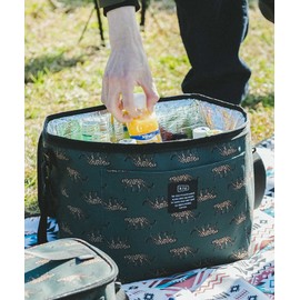 KiU 2024 K243-175 Cooling Bag, Waterproof, 600D, Soft, Cooler Bag, 3.5 gal (15 L), Leopard, Durable, Foldable,