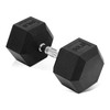 Fitvids Hex Dumbbells Rubber Coated Hand Weights for Exercises and