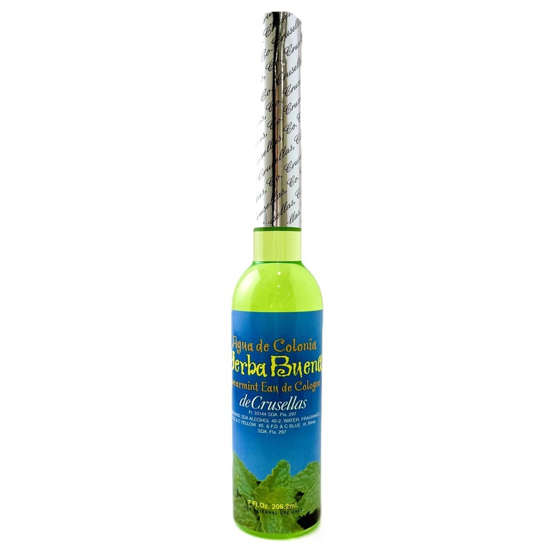 Crusellas Spearmint Cologne (Agua De Colonia Yerba Buena) 7 Fl.
