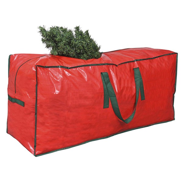 Propik - Bolsa de almacenamiento para árbol artificial, perfecta para árbol desmontado, caja de almacenamiento para árbol de Navidad de 65 x 15 x 30 pulgadas, contenedor de almacenamiento de Navidad con asas y elegante cierre (7.5 pies, gris)