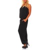 Malito Women's Onesie in Plain Colours, Jumpsuit with Fabric Belt,
