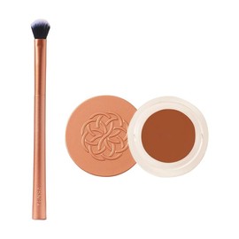 QVC YENSA Beauty Serum Silk Under Eye Corrector with Brush - Color: Deep