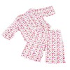 FRILLY LILY Pyjamas in Pink Flower fabric for Baby Dolls
