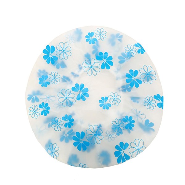 WOONEKY Elastic Band Shower Cap 10pcs Thicken Waterproof Bathing Caps