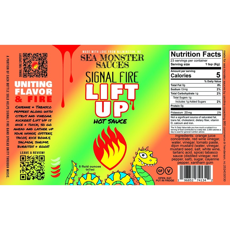 Signal Fire Lift Up Hot Sauce