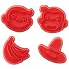 Skater Curious George CSM1 Stamp Cookie Cutter