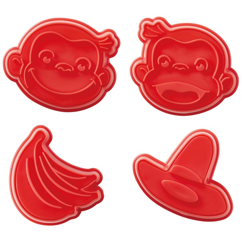 Skater Curious George CSM1 Stamp Cookie Cutter