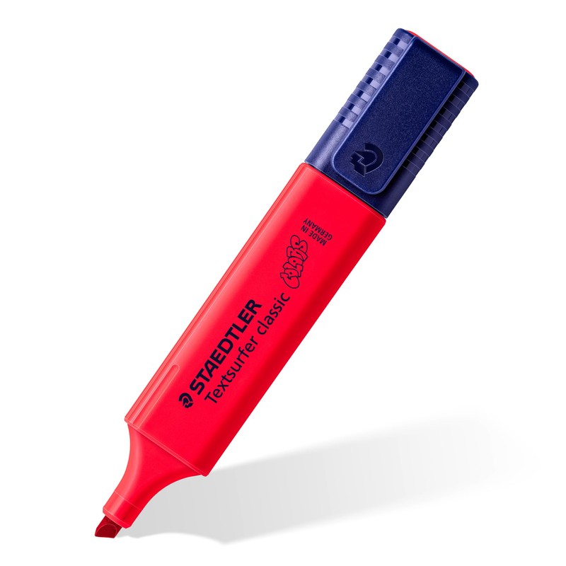 STAEDTLER 364 C-200 Textsurfer Classic Highlighter - Excel Red (Box