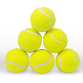 pet prime Dog Tennis Ball 2.5" x 6 PCS Automatic Dog Ball Launcher Tennis Ball Accessories
