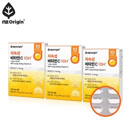 NZ Origin [2+1] Long-acting Vitamin C 10H (Total 90 tablets / 1 tablet per day / 3-month supply) / 엔젯오리진 [2+1] 지속성 비타민C 10H (총 90정/1일 1정/총 3개월분)