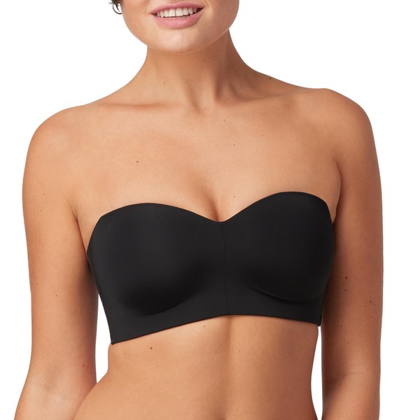 Maidenform Pure Comfort Strapless Bra, Wireless Bra with Stay-Put Fit,