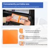 Dickno 2 PCS Car Registration and Insurance Holder, 10.6''×4.8'' Essential