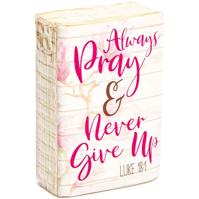 60 Pack Facial Pocket-Size Individual Tissues Bulk, Always Pray and