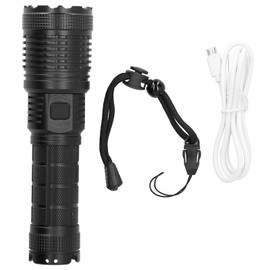 XHP70 Strong Brightness Flashlight with Output USB Charging Tactics Zoom Torch Accessory