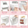 Savveffort 12 Set 6x6x6 Inches Cake Boxes with Boards-（12 Boxes