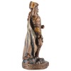 Miniature Figurine Germanic God Thor Bronze Hand-Painted by Veronese