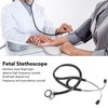 Fetal Stethoscope Dual Head Stainless Steel Floating Frequency Conversion Diaphragm