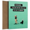 Golf Birthday Cards for Men - Never Too Old To